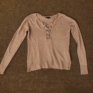 American Eagle Outfitters Pink Knit Sweater